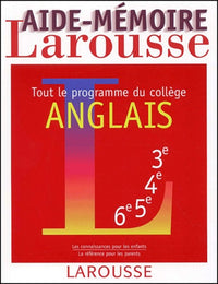 Aide-mémoire, anglais