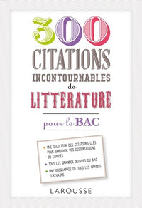 500 citations incontournables de littérature pour le bac
