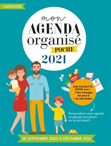 Agenda de la famille organisée poche 2021