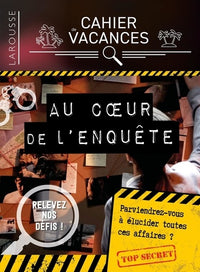 Cahier de vacances Larousse (adultes) spécial Enquêtes Policières