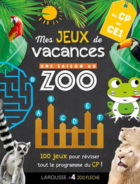 Jeux de vacances Une saison au zoo - CP