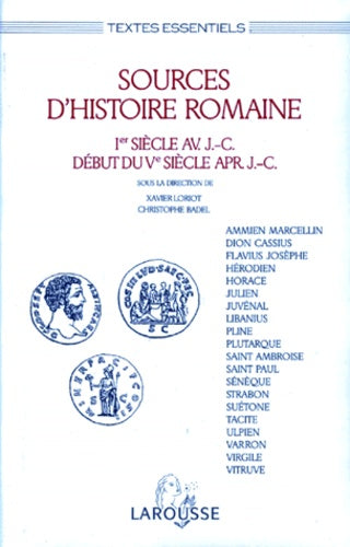 Sources d'histoires romaine