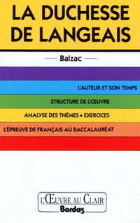 Oeuvres complètes de Balzac : La Duchesse de Langeais