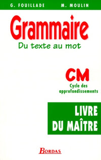Grammaire, CM : cycle 3