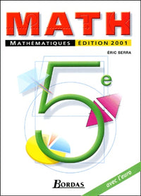 Maths, 5e. Manuel 2001