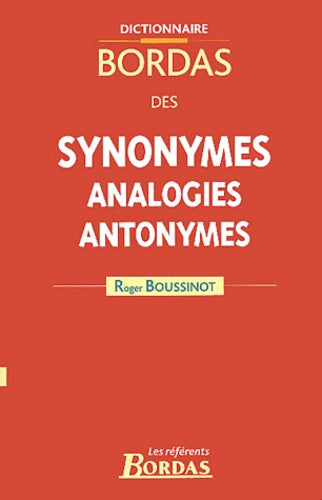 Dictionnaire des synonymes 2003