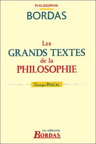 Les grands textes de la philosophie