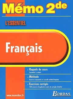 MEMO ESSENTIEL FRANCAIS 2NDE (Ancienne Edition)