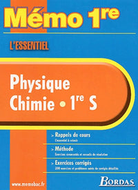 Memo essentiel physique/chimie 1ere