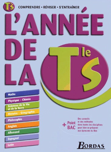 L'AD LA TERMINALE S COMPRENDRE REVISER S'ENTRAINER (ancienne édition)