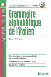 Grammaire alphabétique : Italien