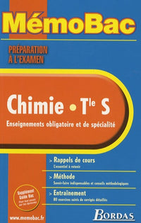 Memobac Chimie Terminale S