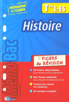 MEMOBAC FICHES REVISIONS HISTOIRE TERMINALES L ES
