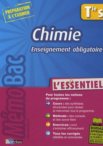 MEMOBAC ESSENTIEL CHIMIE TERM