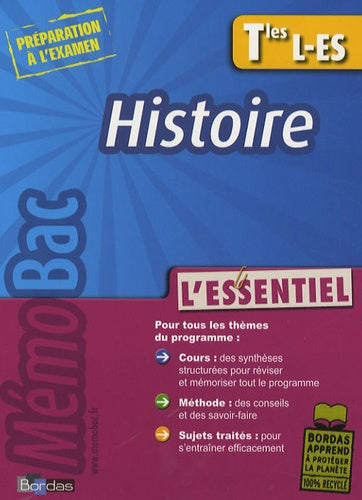 MEMOBAC ESSENTIEL HIST TER LES