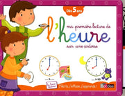 Ma première lecture de l'heure sur une ardoise