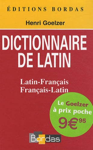 Dictionnaire latin-français et français-latin