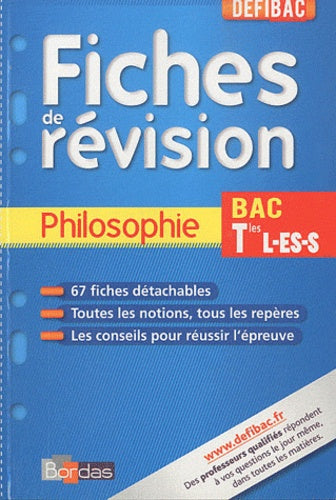 Defibac fiches philo Term L/ES