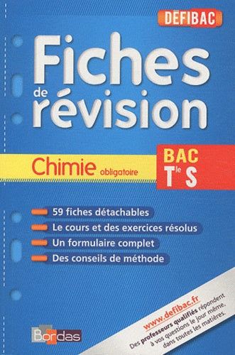 Défibac Fiches Chimie Terminale S