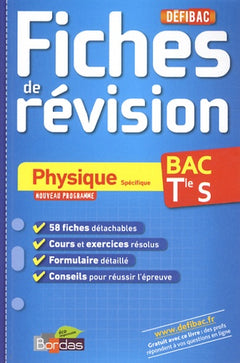 DEFIBAC FICHES PHYSIQUE TERM S