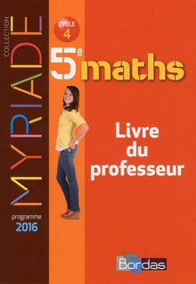 Myriade mathématiques 5e 2016