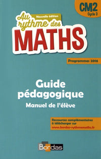Au rythme des maths CM2 2016 Livre du maître du manuel