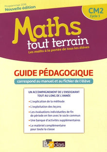Maths tout terrain CM2 2018