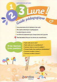 1, 2, 3, Lune ! CP - Méthode de lecture 2021 - Guide pédagogique