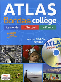 Atlas Bordas Collège + CD-Rom - Edition 2016