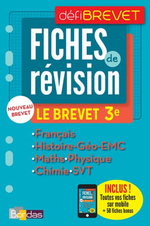 DéfiBrevet compilation Fiches de Révision Brevet