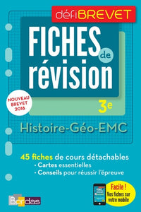 Defibrevet - fiches de révision - histoire géo emc 3e