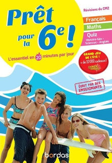 Prêt pour la 6e - cahier de vacances, révisions du CM2