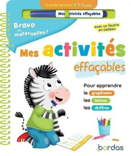 Bravo les maternelles - Mes activités effaçables - Grande section