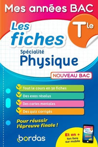 Les fiches de physique terminale