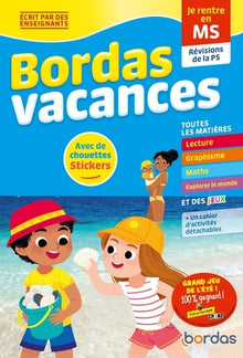 Bordas Vacances - Je rentre en Moyenne section