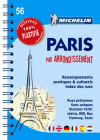 Plan Paris par arrondissements (Spirale plastifiée)
