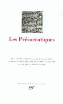 Les Présocratiques