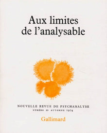 Aux limites de l'analysable