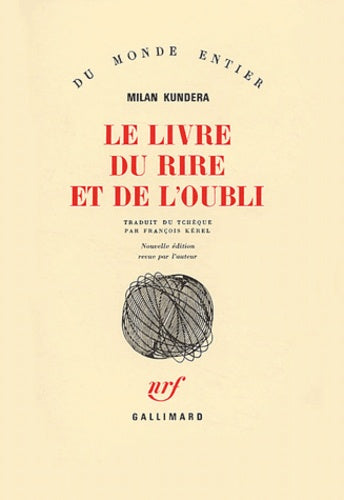 Le livre du rire et de l'oubli