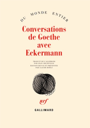 Conversations de Goethe avec Eckermann