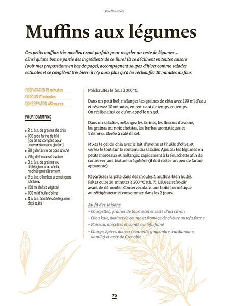 10 ingrédients - 50 recettes - Zéro gaspi