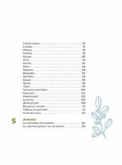 Un jardin d'aromatiques sur mon balcon