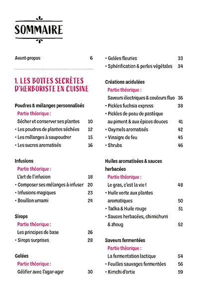 Herbes folles à ma table