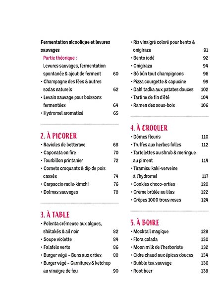 Herbes folles à ma table