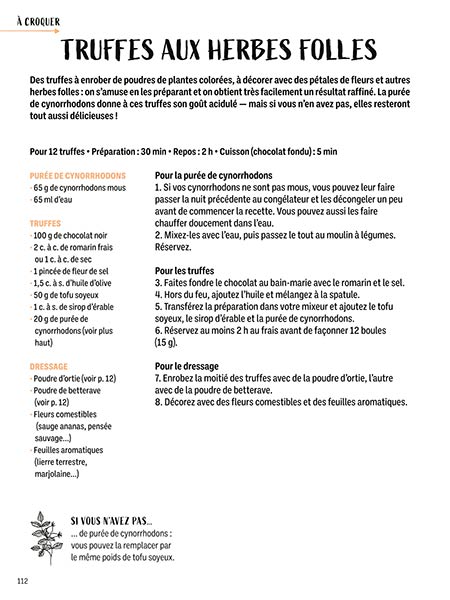 Herbes folles à ma table