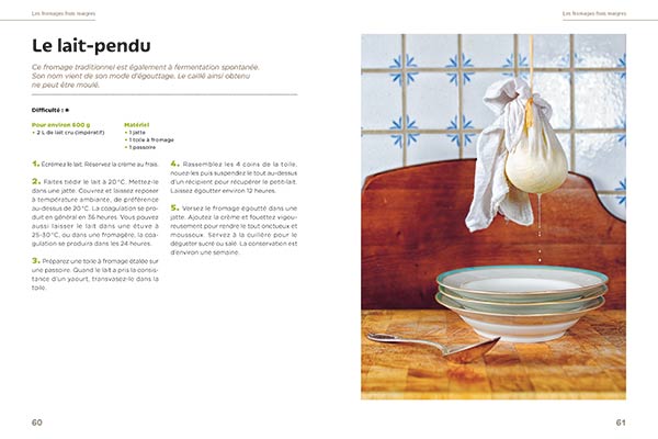 Fromages et laitages naturels faits maison