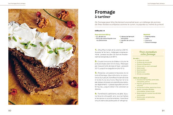 Fromages et laitages naturels faits maison