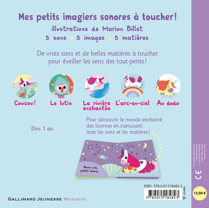 Ma licorne enchantée à toucher