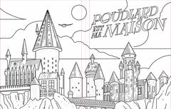 Harry Potter - Le Livre de coloriage de Poudlard