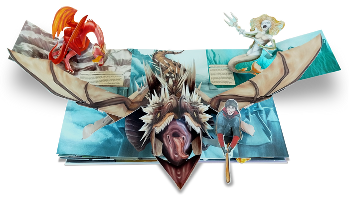 Le grand livre pop-up des créatures magiques